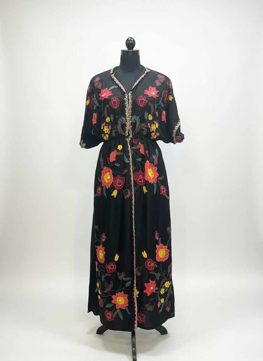Eden Noir Black Embroidered Designer Wear