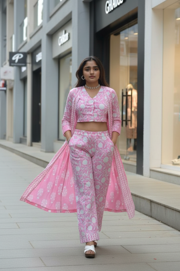 Floral Muse 3-Piece Coord Set