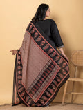 Midnight Ajrakh Plus Size Kurti Pant Suit with Printed Dupatta