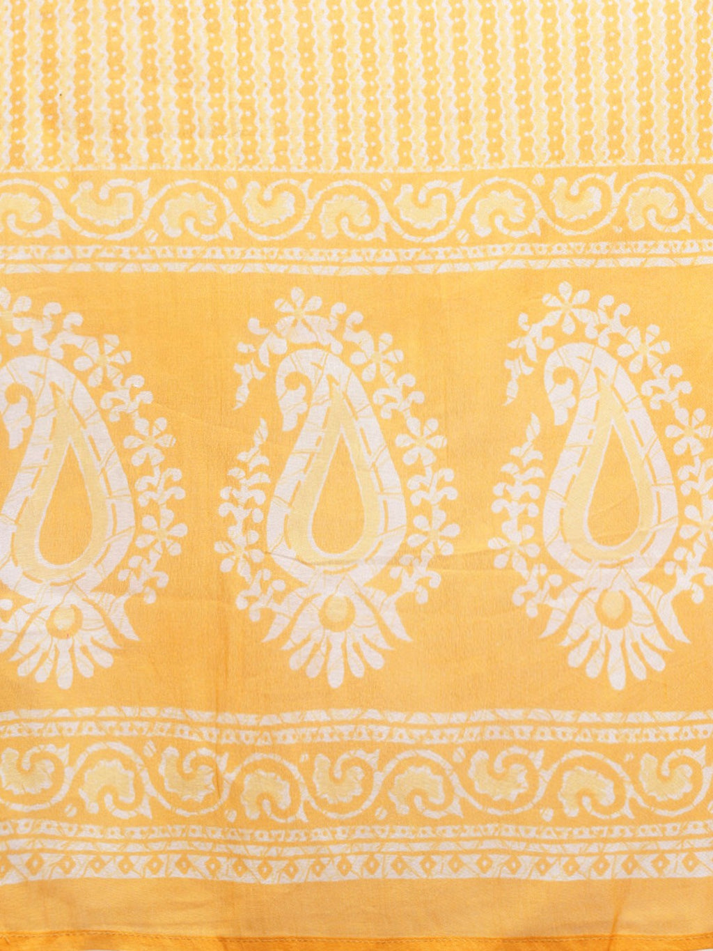 Sunlit Paisley Plus Size Cotton Suit Set with Dupatta