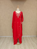 Dola Silk Kashni Noor Suit Set - Festive Embroidered Ensemble